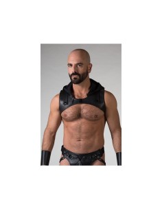 Leather Sleeveless Crop Hoodie - Small (36-41) 2