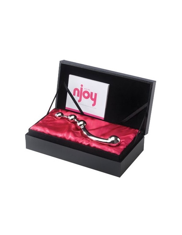Steel + Glass Anal Toys NJOY Fun Wand