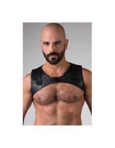 Leather Sleeveless Crop Hoodie 2
