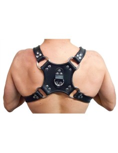 Harnesses Mister B Leather Walking Harness Black-Black 2