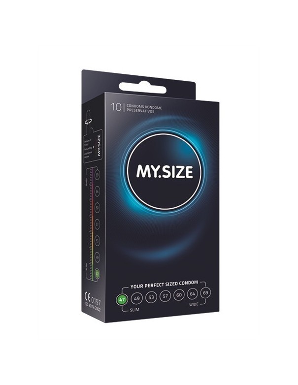 My.Size Condoms 10 Pack 47 mm