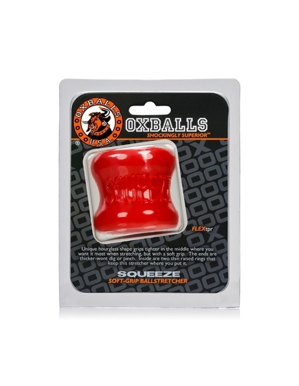 Oxballs SQUEEZE Ball Stretcher Red