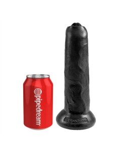 King Cock Uncut Cock 22.85 cm. (9.00 inch) - Black 2